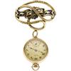 Image 1 : Crown Lady's Gold Pendant Watch with Brooch