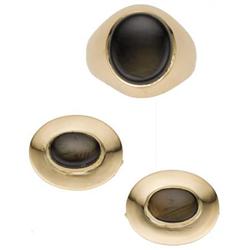 Gentleman's Black Star Sapphire, Gold Suite