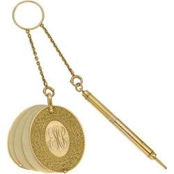 Gold Debutante Dance Card & Pencil