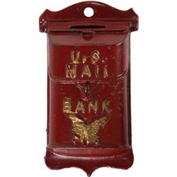 Unique Old Metal Mailbox Bank