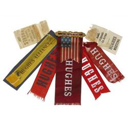 7 1916 Republican Presidential Campaign Ribbons
