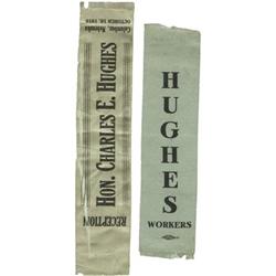 Two 1916 Republican Presidential Silk Ribbon