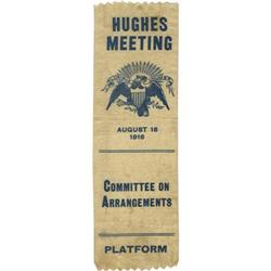 1916 Republican Presidental Silk Campaign Ribbon