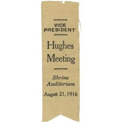 1916 Republican Presidential Campaign Ribbon