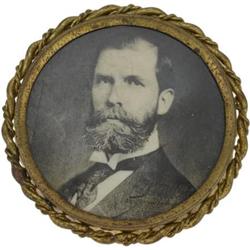 Charles Evans Hughes Photo Button