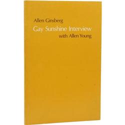 Allen Ginsberg Signed: Gay Sunshine Interview 