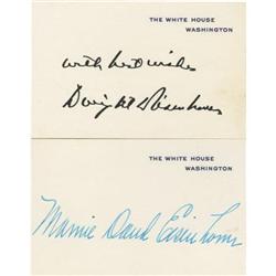 Dwight and Mamie Eisenhower Signatures 