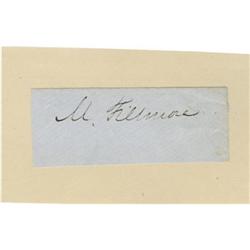 President Millard Fillmore Signature