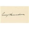 Image 1 : Benjamin Harrison Signature