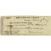 Image 2 : William Henry Harrison Signed Check