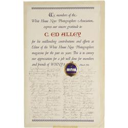 Lyndon B. Johnson: Signed 1966 Certificate