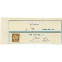 President William Howard Taft Signature