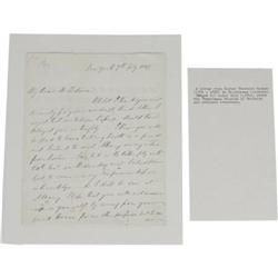 Father Theobald Mathew Autograph Letter Signed