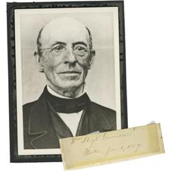 William Lloyd Garrison Signature