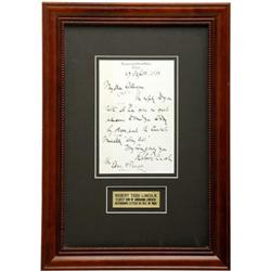 Robert Todd Lincoln Autograph Letter Signed