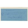 Image 1 : Hoagy Carmichael Autograph Musical Quote
