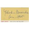 Image 1 : Yehudi Menuhin Signature on Card