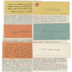 Large Lot of Noted Scientist Signatures