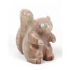 Image 1 : Zuni Dolomite Squirrel Fetish by Fabian Cheama
