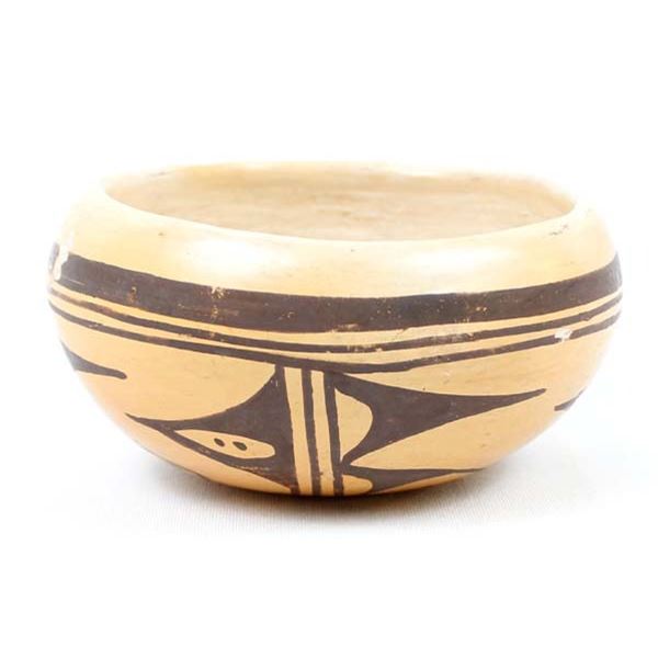 Historic Native American Hopi Pottery Bowl
