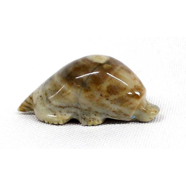Zuni Picasso Marble Mole Fetish by Fred Weekoty