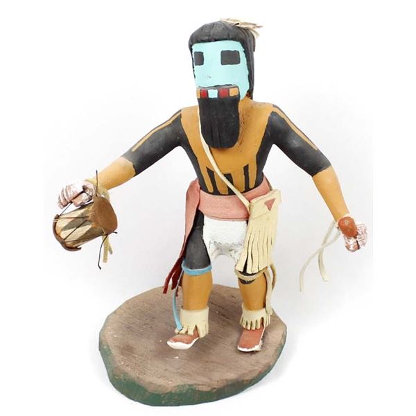 Historic Navajo Long Hair Kachina by R. Vigil