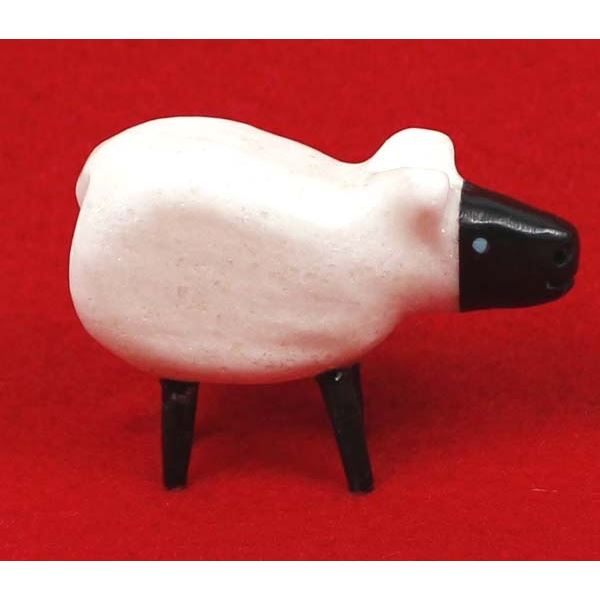 Zuni Marble Sheep Fetish by Ed Lementino