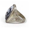 Image 3 : Navajo Sterling Silver Botswana Agate Ring, 11.25