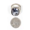 Image 6 : Navajo Sterling Silver Botswana Agate Ring, 11.25