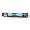 Image 1 : Vintage Native American Navajo Turquoise Tie Clip