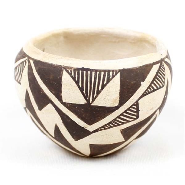 Historic Native American Acoma Pottery Bowl