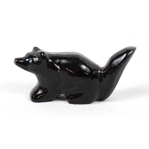 Zuni Carved Marble Skunk Fetish by Garrick Acque