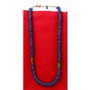 Image 1 : Antique Dutch Donut Cobalt Blue Bead Necklace