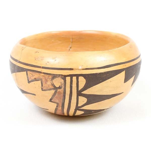Historic Native American Hopi Pottery Bowl
