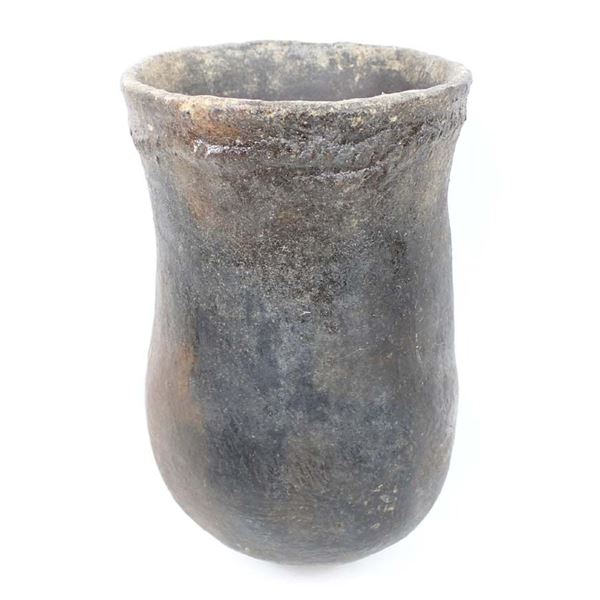 Historic Native American Navajo Pottery Drum Jar