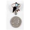 Image 6 : Zuni Sterling Inlay Songbird Ring, Size 7