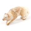 Image 3 : Zuni Fossilized Ivory Wolf Fetish, Parnell Laate