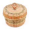 Image 1 : Ho-Chunk Winnebago Multi-Toned Lidded Basket