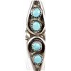 Image 2 : Vintage Zuni Sterling Turquoise Ring, Size 6.5