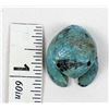 Image 11 : Zuni Carved Turquoise Frog Fetish by V. Cheama