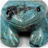 Image 2 : Zuni Carved Turquoise Frog Fetish by V. Cheama