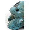 Image 4 : Zuni Carved Turquoise Frog Fetish by V. Cheama