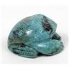 Image 6 : Zuni Carved Turquoise Frog Fetish by V. Cheama