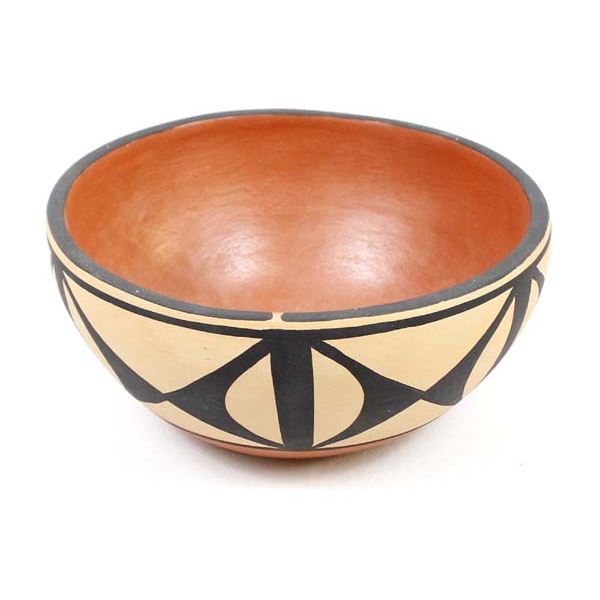 Large Santa Domingo Pottery Dough Bowl by Aguilar