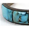 Image 3 : Native American Navajo Sterling Silver Overlay Bracelet
