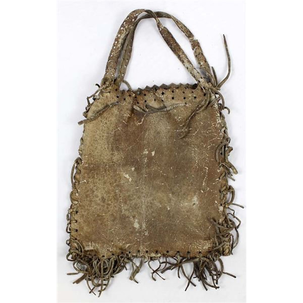 Antique Leather Possible Bag with Double Handles