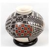 Image 1 : Mata Ortiz Polychrome Pottery Jar by Jose L. Loya