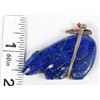 Image 8 : Native American Zuni Lapis & Pyrite Bear Fetish by Emery Eriacho