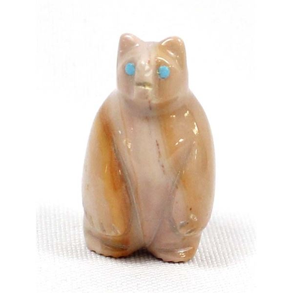 Native American Zuni Bear Fetish by Vernon Lunasee