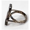 Image 5 : Native American Zuni Sterling Silver Inlay Ring, Size 6.75